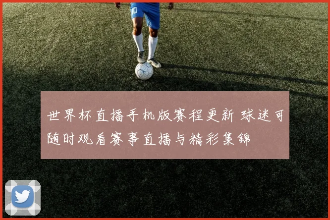 世界杯直播手机版赛程更新 球迷可随时观看赛事直播与精彩集锦