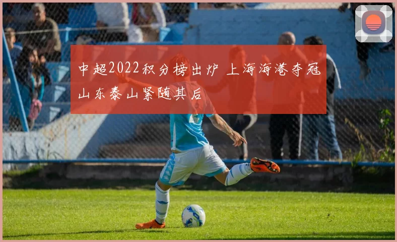 中超2022积分榜出炉 上海海港夺冠山东泰山紧随其后