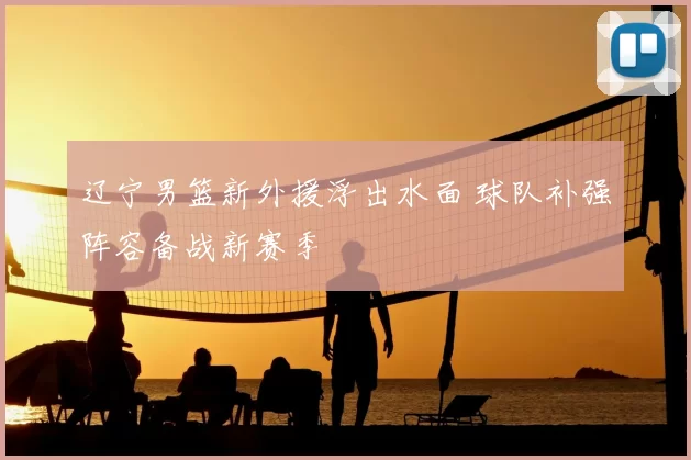 辽宁男篮新外援浮出水面 球队补强阵容备战新赛季